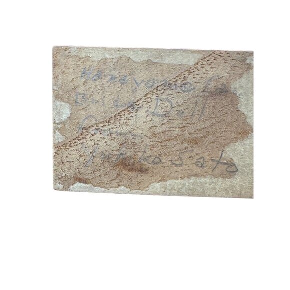 Miniature Japanese Hanayome Bride Doll by Yukiko Sato 3.75" Folk Art Signed - Picture 5 of 5